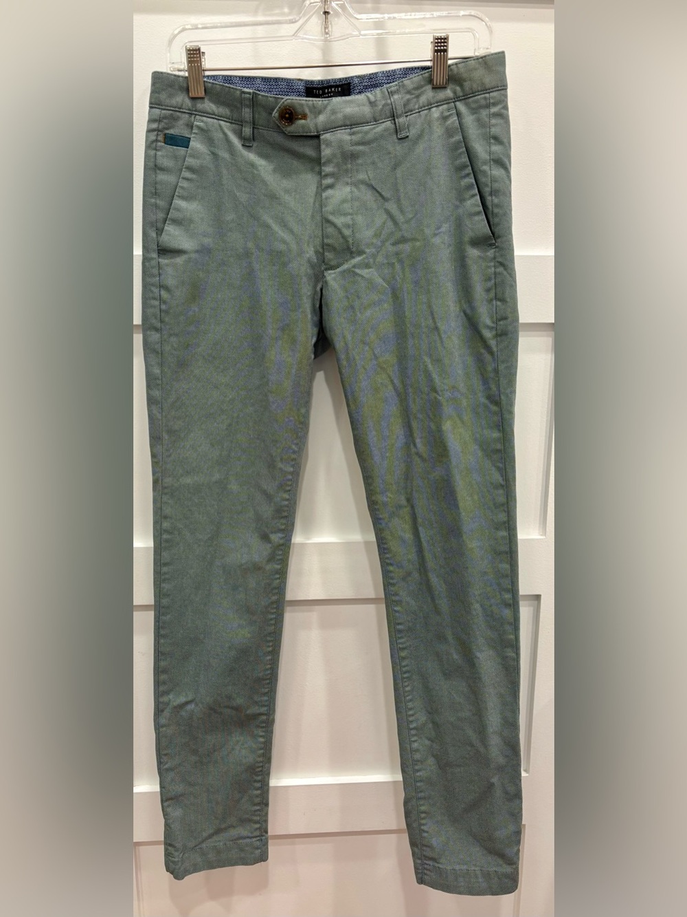 Ted Baker London Men's Sage Green Chinos
